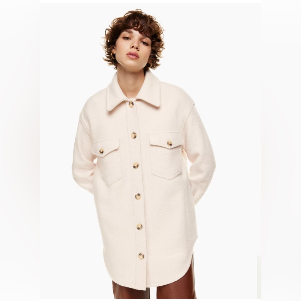 Aritzia Cream Women's Cardigan Sweater